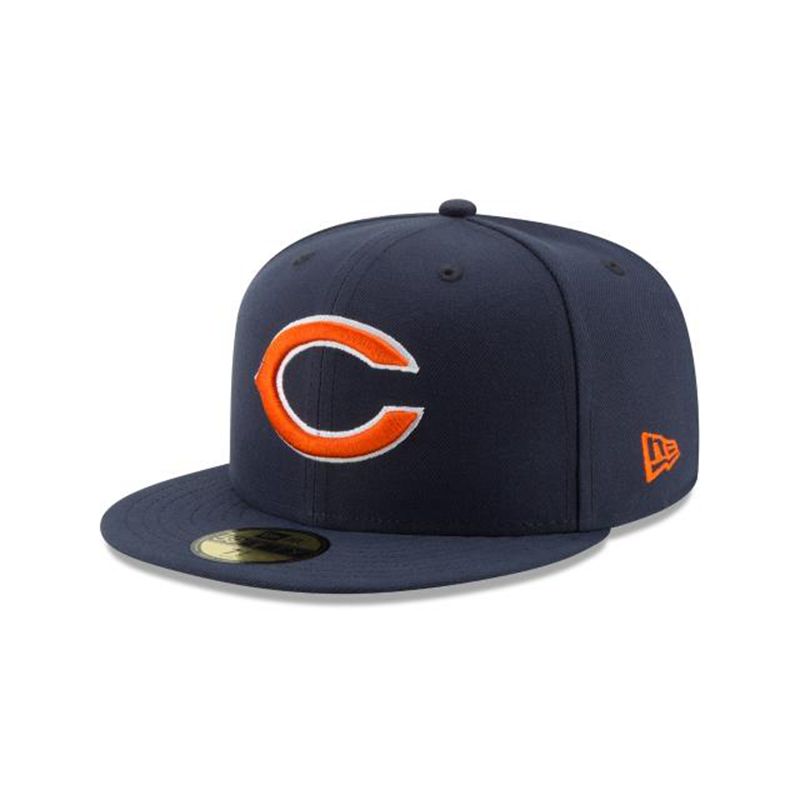 NFL Chicago Bears 59Fifty Fitted (IIR7987) - Blue New Era Caps